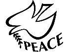  Dove Peace Decal