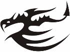  Dragon Tribalized 2 4 6 Decal