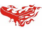  Eagle Body Flaming 0 6 E F 1 Decal