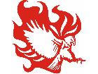 Eagle Body Flaming 0 7 E F 1 Decal