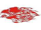  Eagle Flame Head 0 9 E F 1 Decal