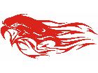 Eagle Flame Head 1 1 E F 1 Decal