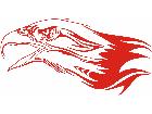  Eagle Flame Head 1 5 E F 1 Decal