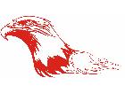  Eagle Flame Head 1 6 E F 1 Decal