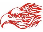  Eagle Flame Head 2 4 E F 1 Decal