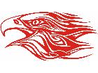  Eagle Flame Head 3 1 E F 1 Decal