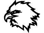  Eagle Head 3 M B 1 Decal