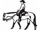  Easy Riding Horseman C U 1 Decal