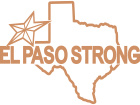  El Paso Strong Scenic Star Decal