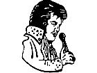  Elvis Microphone Decal