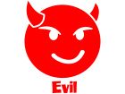  Evil Real Smiley 2 Decal