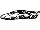  Exotic Race Car 0 4 8 V A 1 Decal