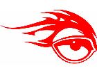  Eye Eagle Flame Decal