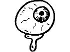  Eyeball Drip Decal