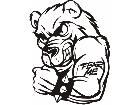  Fear Mascots Bear 0 5 3 3 D G Decal