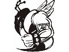  Fear Mascots Bee 0 6 1 3 D G Decal