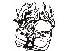  Fear Mascots Devil 0 5 7 3 D G Decal