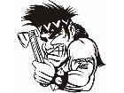  Fear Mascots Indian 0 6 3 3 D G Decal