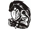  Fear Mascots Raven 0 7 1 3 D G Decal