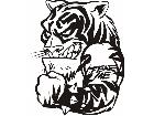  Fear Mascots Tiger 0 7 2 3 D G Decal