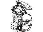  Fear Mascots Warrior 0 7 4 3 D G Decal