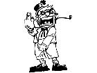  Finger Leprechaun Decal