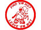  Fire Fighjter Find Em Hot 2 Decal