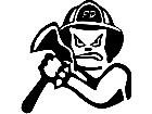  Fire Fighter Bad Boy Decal