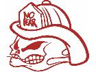  Fire Fighter Flame Guy Decal