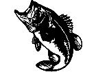  Fish Bass Big Mouth Decal
