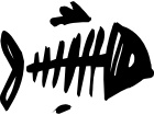  Fish Skeleton Drawn Decal