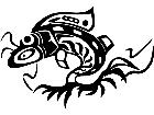  Fish Tribal Decal