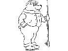  Fishing Bear 0 4 5 V A 1 Decal