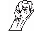  Fist Power Decal