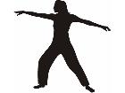  Fitness Silhouettes 3 2 Decal