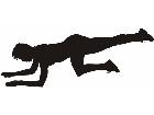  Fitness Silhouettes 3 3 Decal