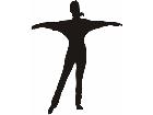  Fitness Silhouettes 3 9 Decal