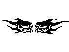  Flame Guys Evil Decal