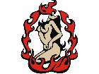  Flame Sexy Lady Breath Fire C L 1 Decal