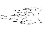  Flames 1 3 2 4 1 V A 1 Decal