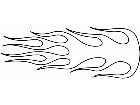 Flames 1 6 2 4 1 V A 1 Decal