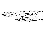 Flames 1 7 2 4 1 V A 1 Decal