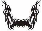  Flames Custom Banner 0 0 8 Decal