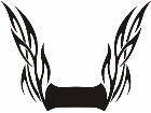  Flames Custom Banner 0 1 2 Decal
