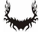  Flames Custom Banner 0 3 6 Decal