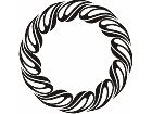  Flames Round 0 5 4 Decal