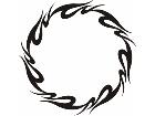  Flames Round 0 6 1 Decal