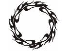  Flames Round 0 7 2 Decal