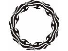 Flames Round 0 7 7 Decal
