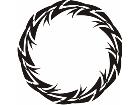  Flames Round 0 8 0 Decal